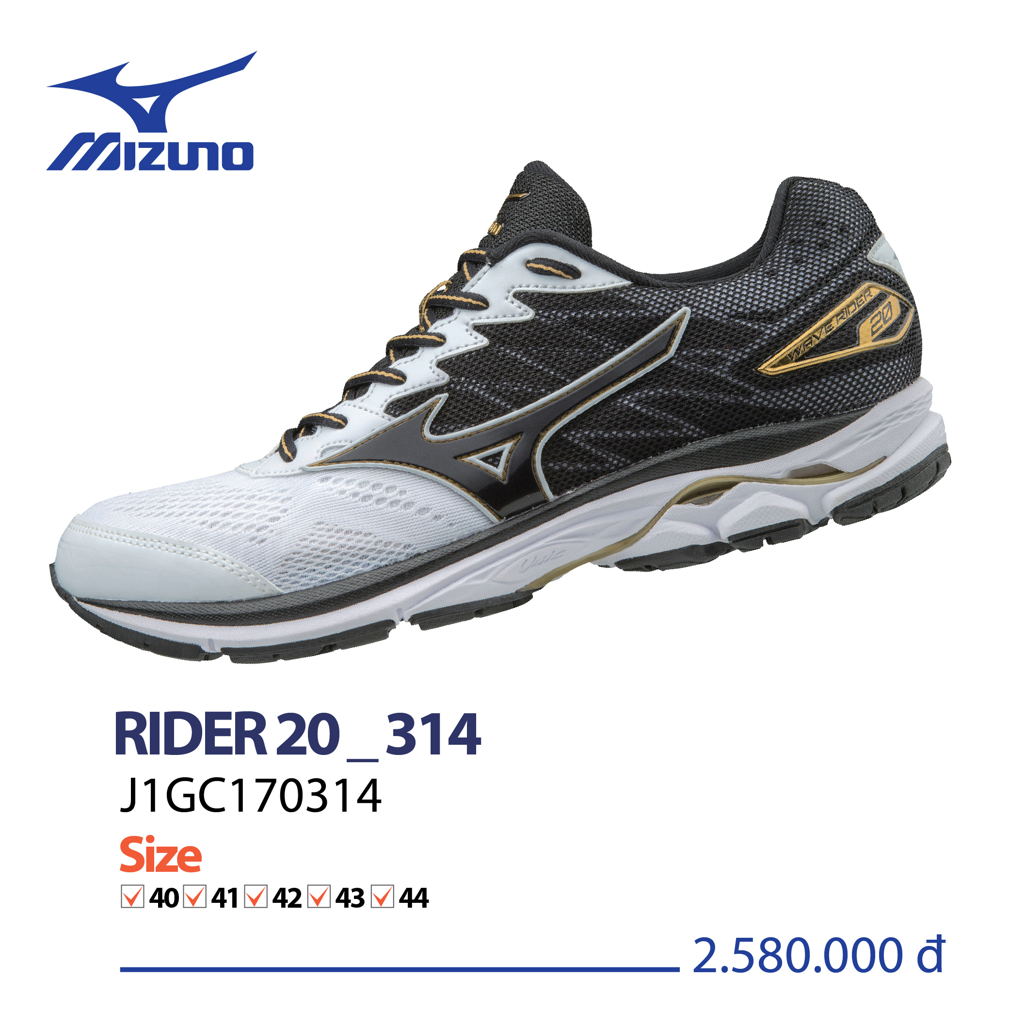 Fashion mizuno wave rider 20 42